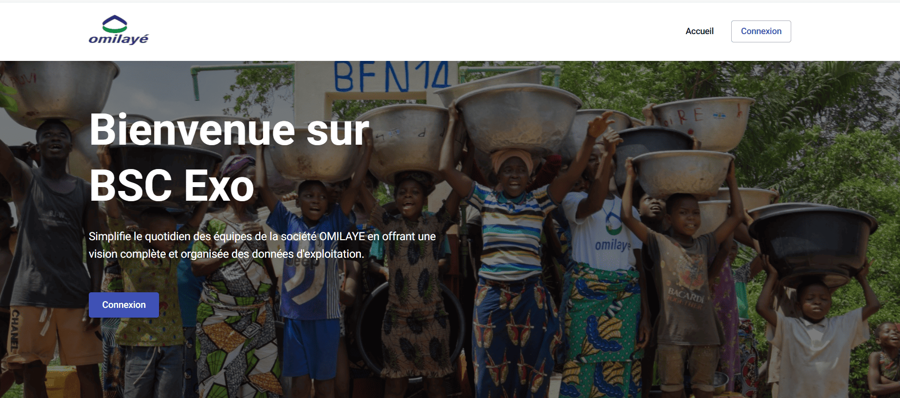 Page d'accueil